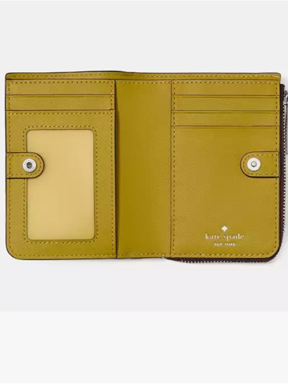 NWT kate spade Haircalf Small L-zip Wallet - Picture 4 of 8